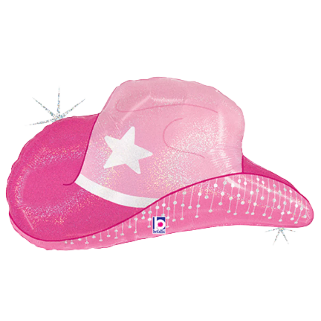 Betallic 26" Pink Cowgirl Hat Holographic